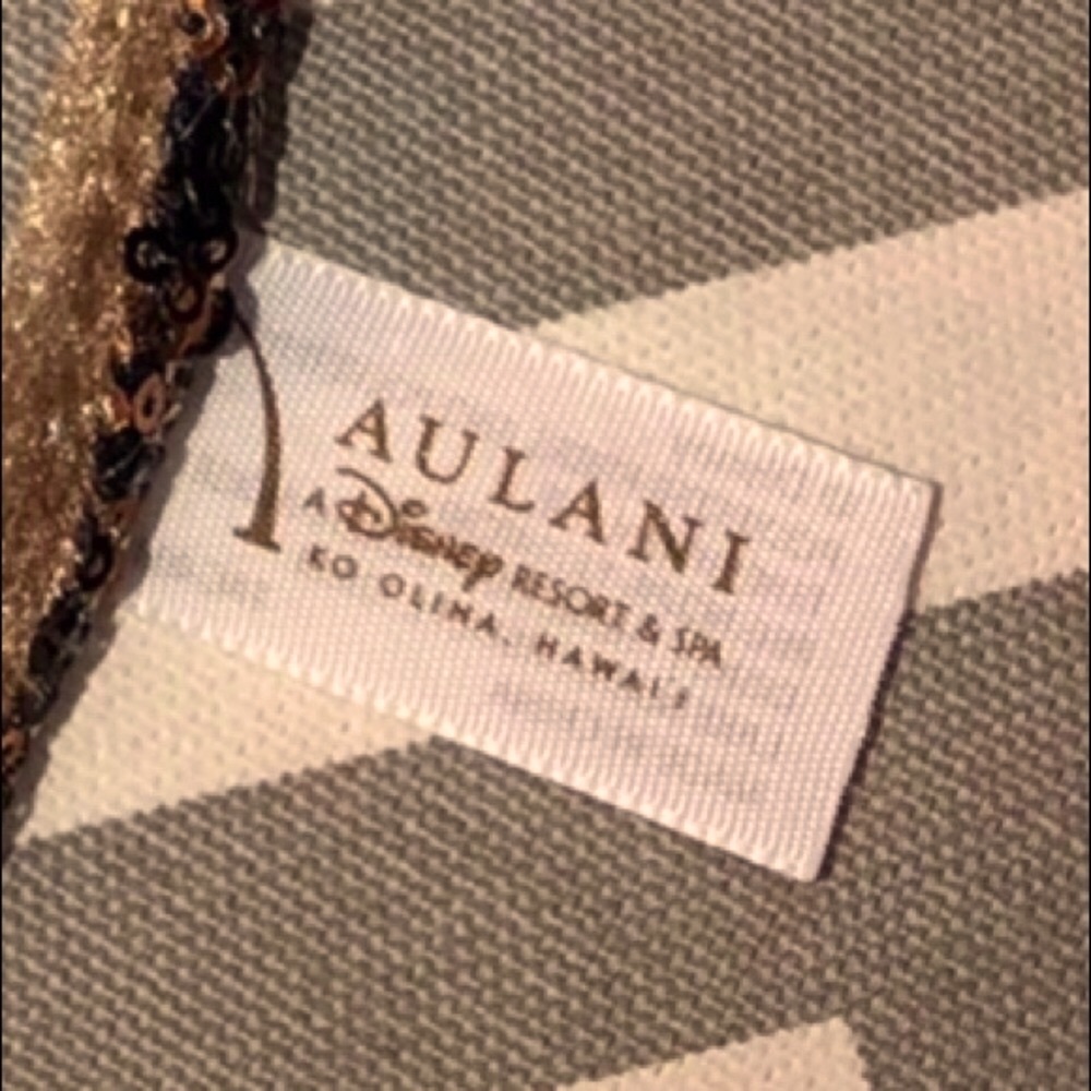 SOLD!Aulani Hawaii Resort Black & Bronze Plumeria Ears - Picture 3 of 3